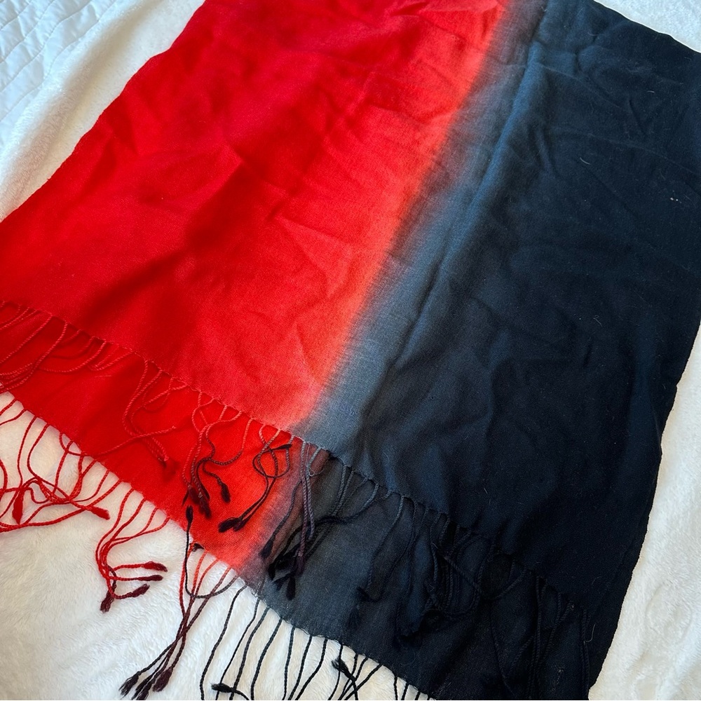 Scarf - Red & Black